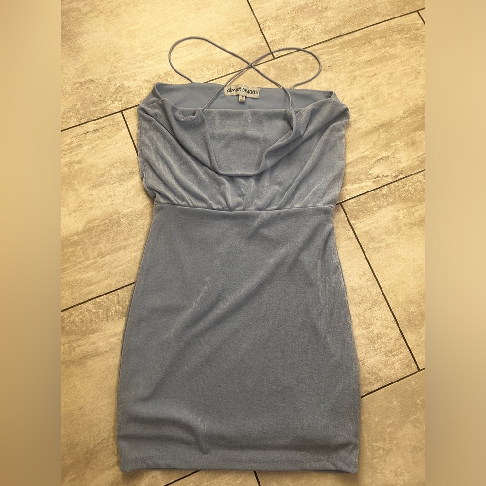 Almost famous dress baby blue size XS